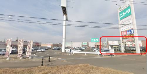 LAVA仙台松森店の駐車場