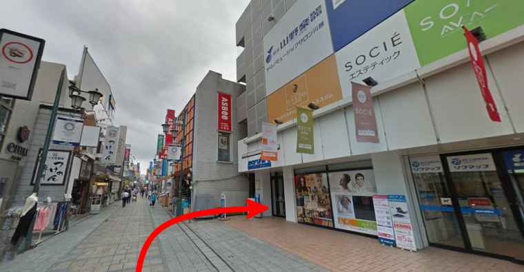 カルド川越店への行き方