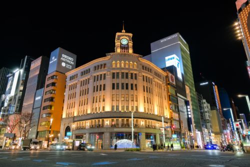 銀座の夜景