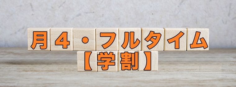 LAVA月4フルタイムプラン【学割】