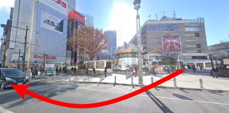 ピラティスK新宿店への行き方