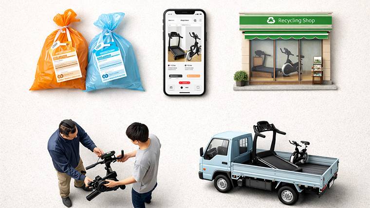 フィットネス器具の処分方法