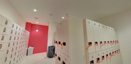 カルド金山店のロッカールーム
