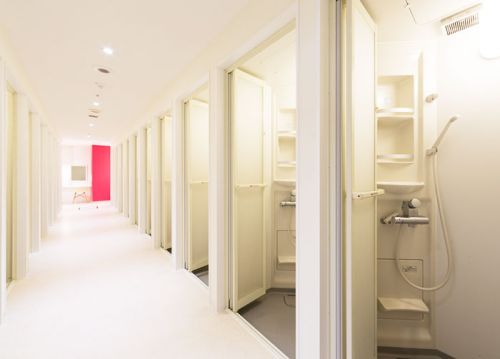 カルド鶴見店のシャワールーム