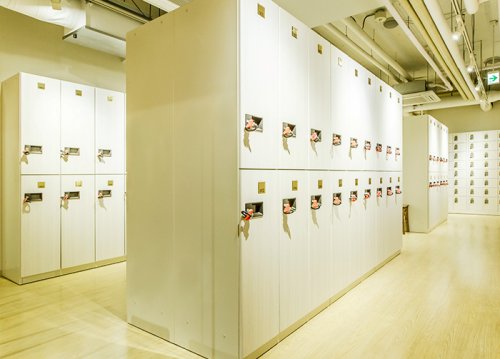 カルド浦和店のロッカールーム